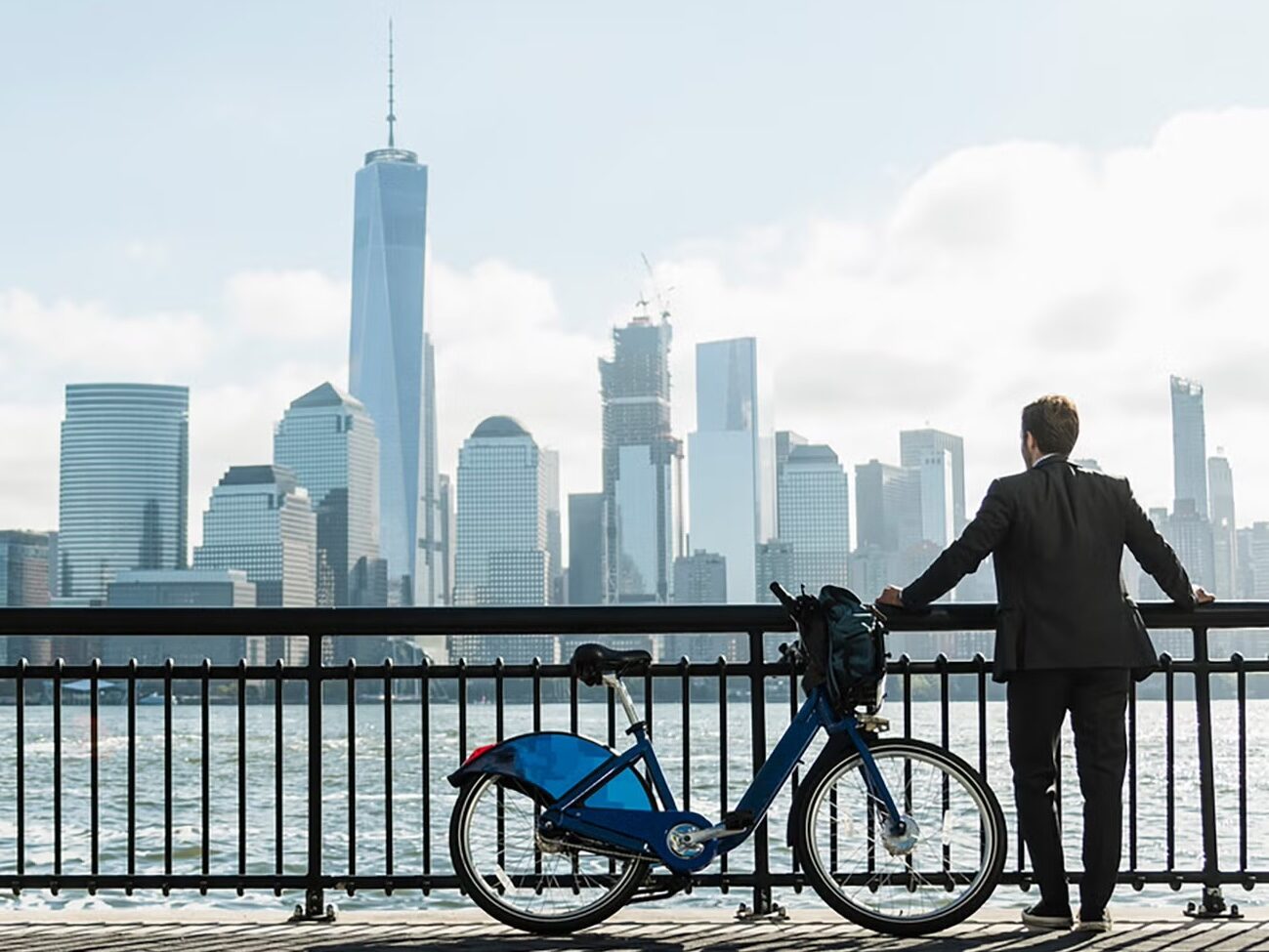 A stripped-down bicycle